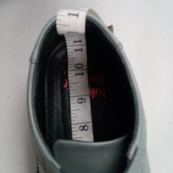 Nielsen and Christiansen grey/black leather sneakers sz 43 sz 9.5-10 - Picture 11 of 13